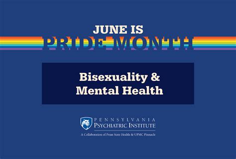 bisexuality and mental health.